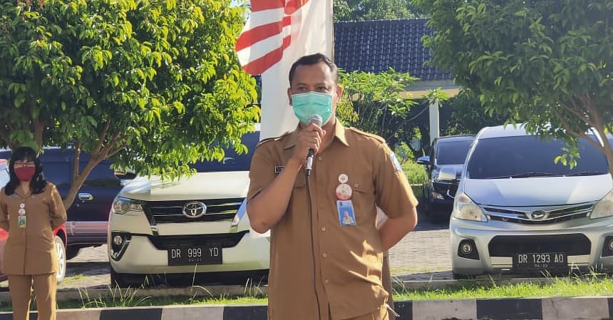 FINGER PRINT DI STOP SEJAK PANDEMI, KABAG TU ARAHKAN UNTUK DISIPLIN MENGISI ABSEN MANUAL.